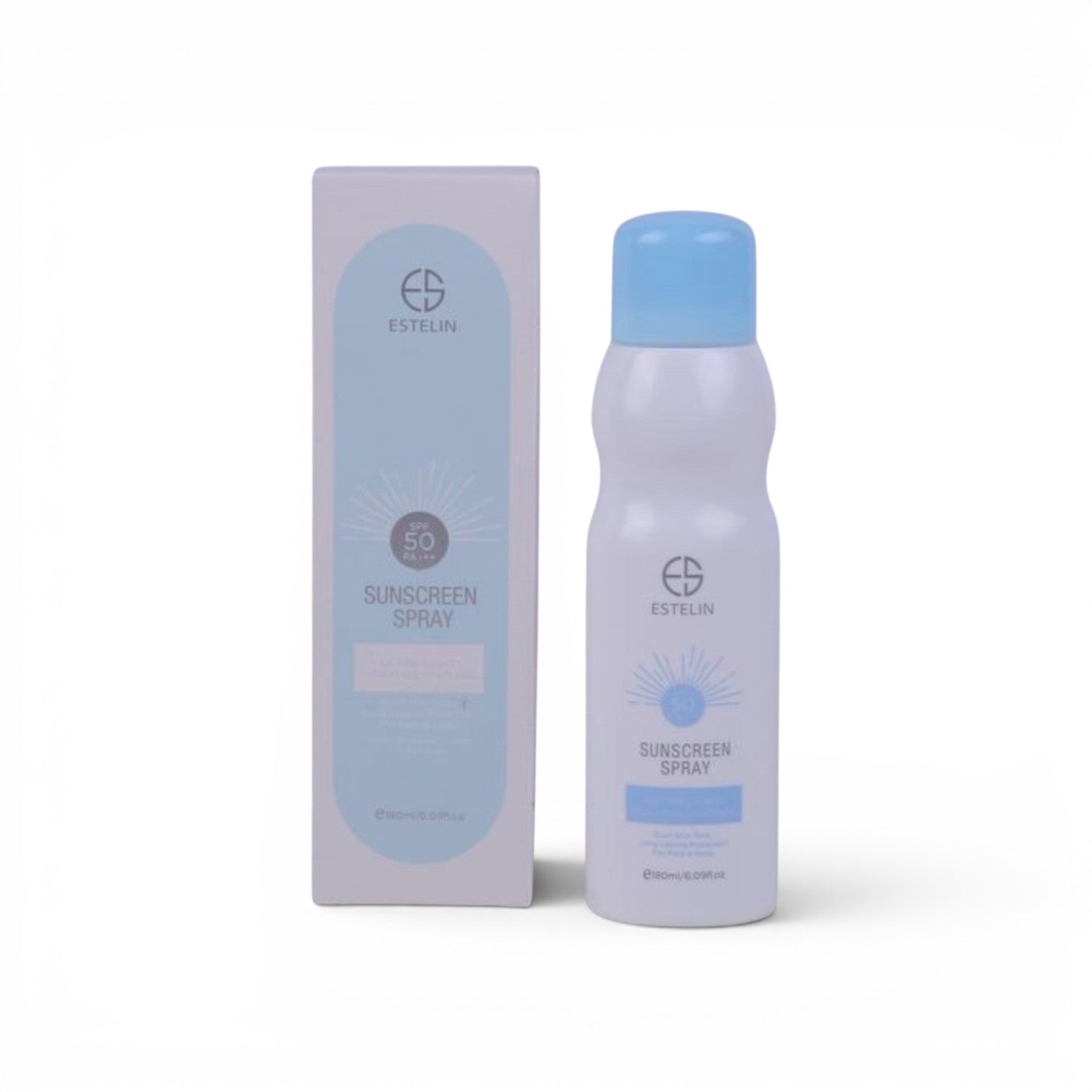 Estelin Sunscreen Spray SPF 50 PA+++ Ultra-Light Hydrates & Whitening 180 ml