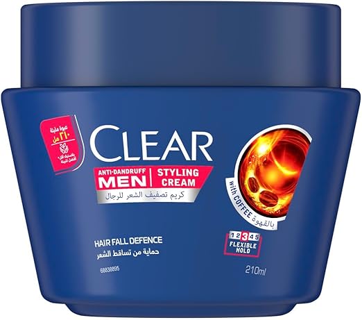 Clear Men's Styling Cream Hair Fall Defence 210 ml