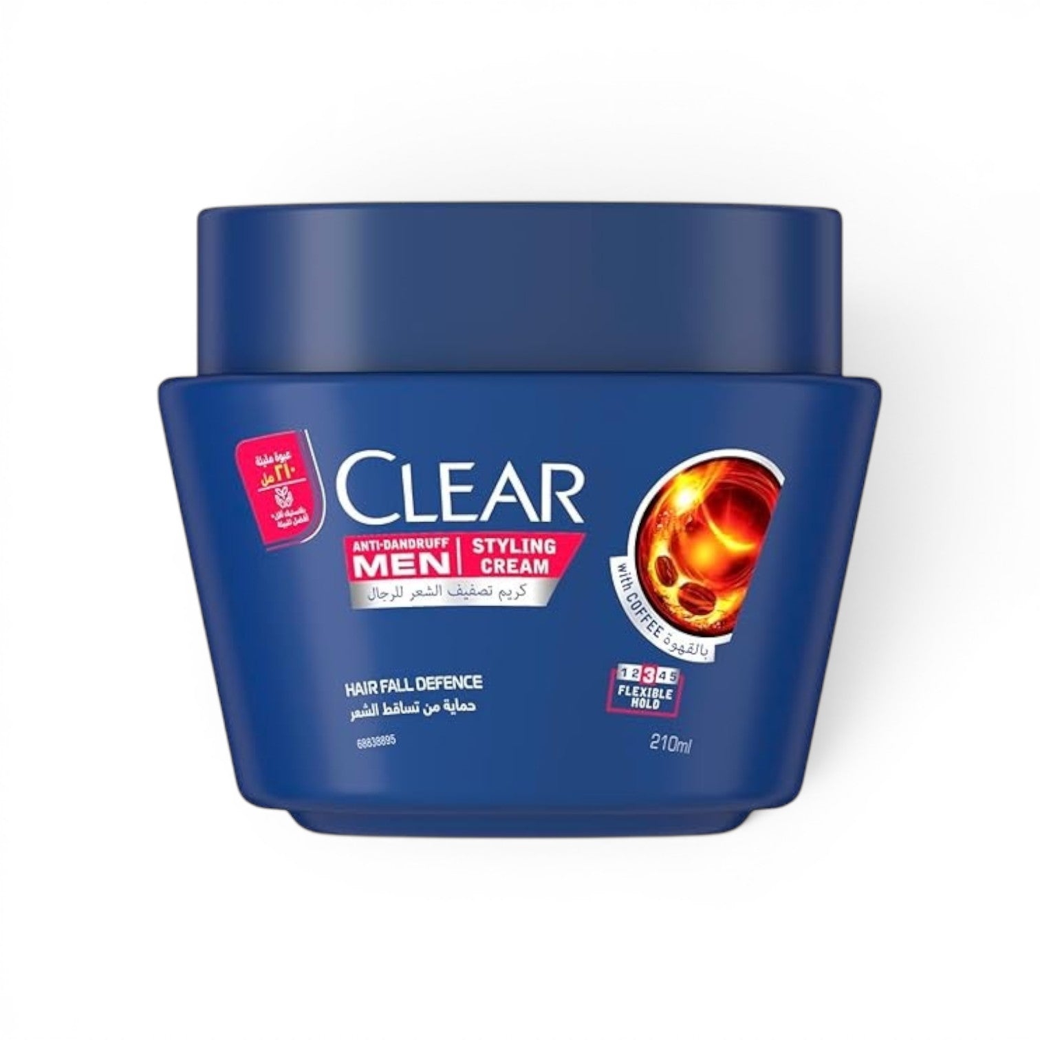Clear Men's Styling Cream Hair Fall Defence 210 ml