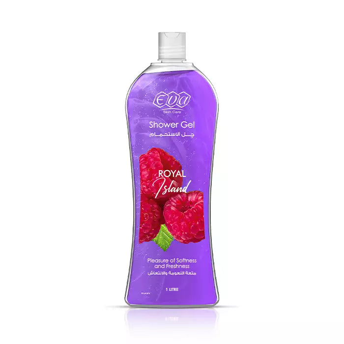 Eva Skin Care Shower Gel Pouch Royal Island 1 LITRE