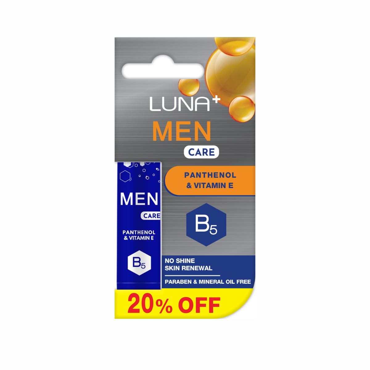 Luna+ Lip Balm Men Care Card – Price OFF 20%