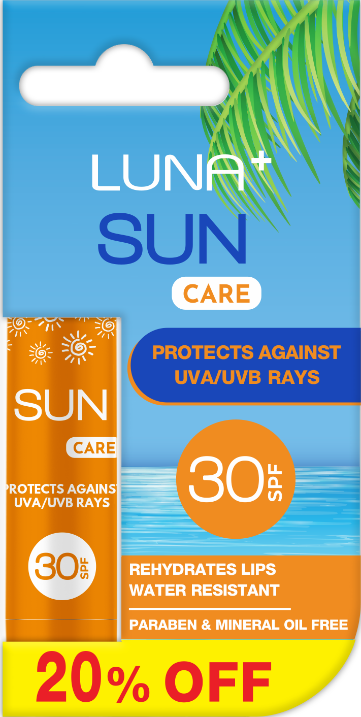 Luna+ Lip Balm Sun Care Card – Price OFF 20%