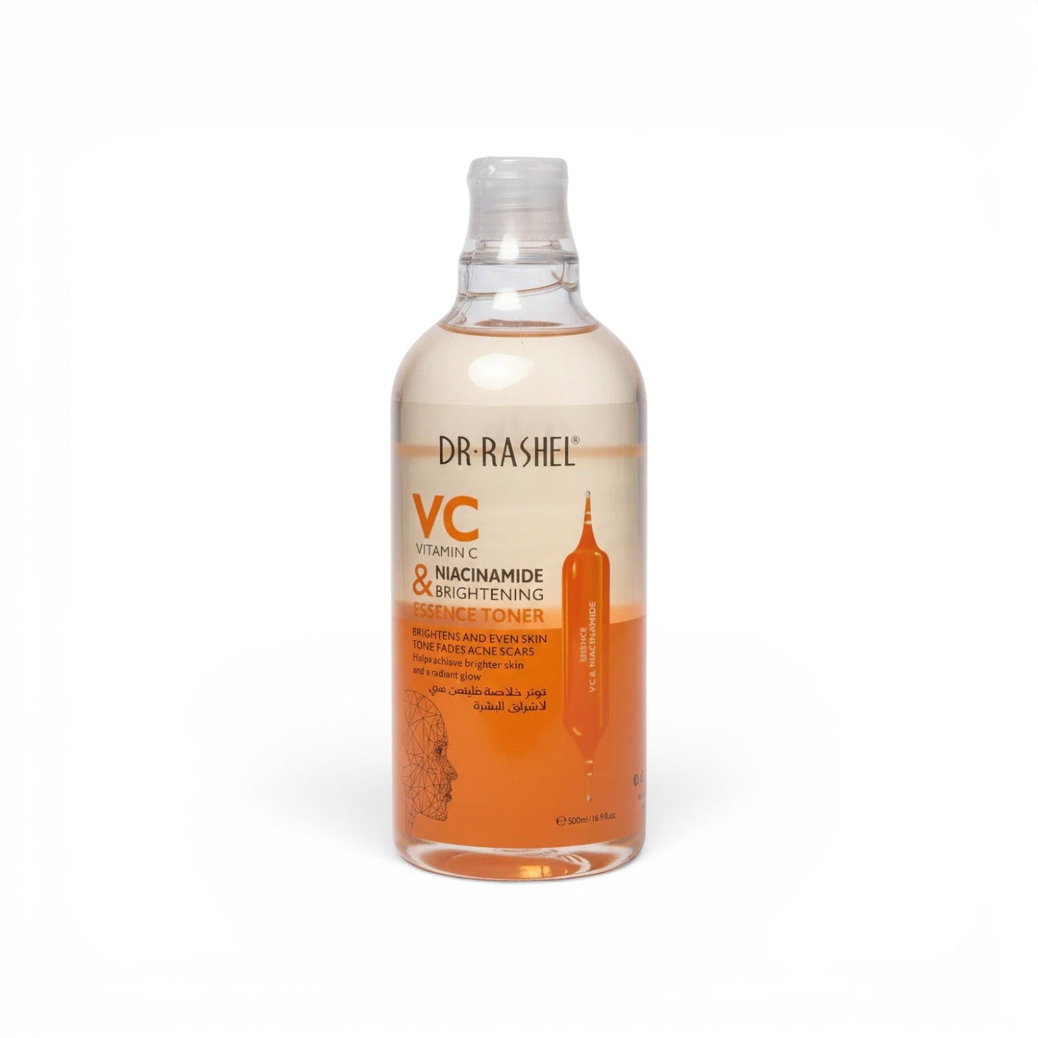 Dr.Rashel VC niacinamide brightining essence toner Vitamin C 500 ml