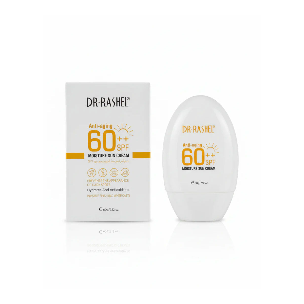 Dr.Rashel Anti-aging & moisture sun cream 60++ SPF 60 gm