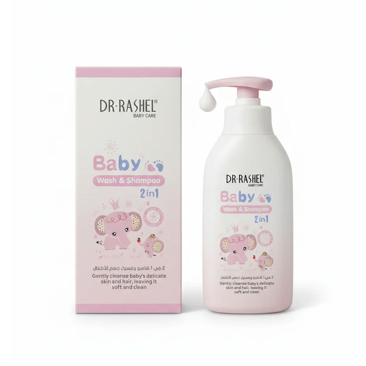 Dr.Rashel 2 in1 wash & shamop pink 300 ml
