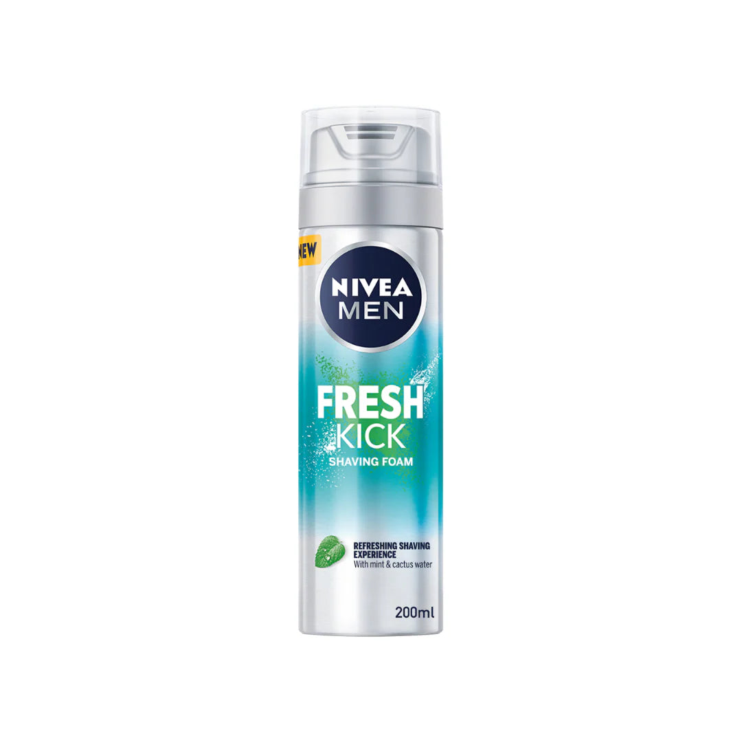 Nivea Men Fresh Kick Shaving Foam 200 ml