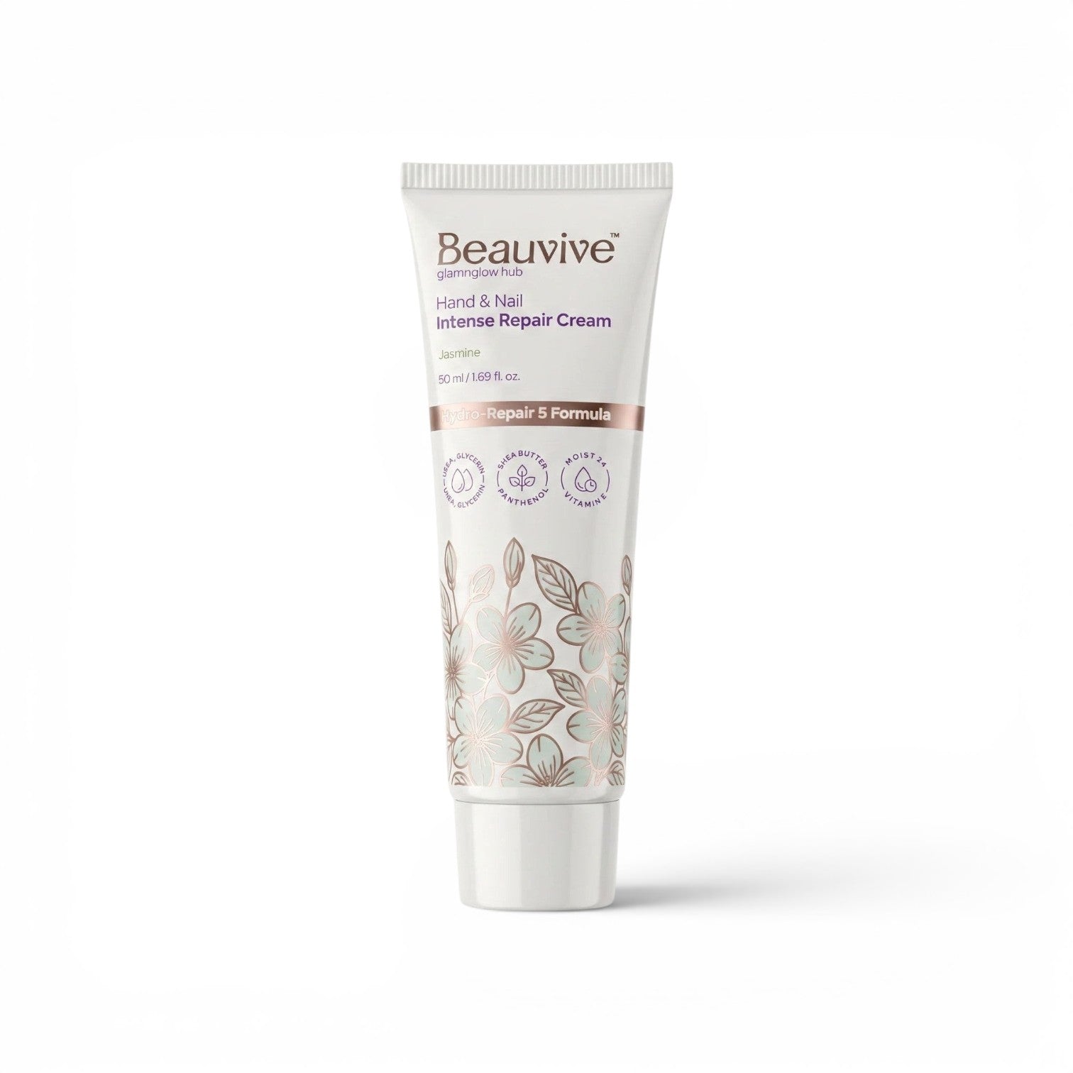Beauvive Hand & Nail Intense Repair Cream – Jasmine
