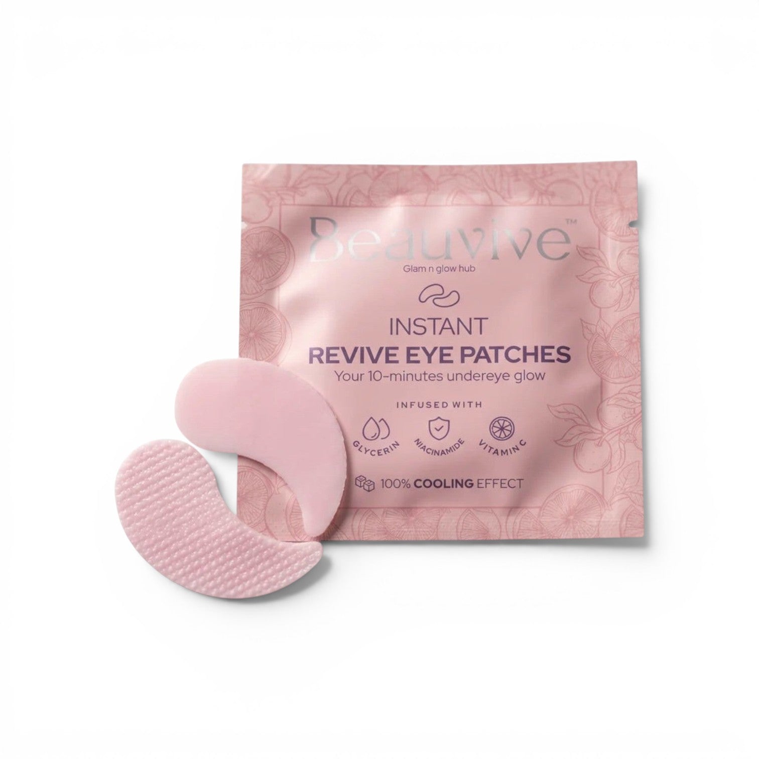 Beauvive Revive Eye Patches Pack – 6 Pairs (Retinol & Collagen + Niacinamide & Vitamin C)