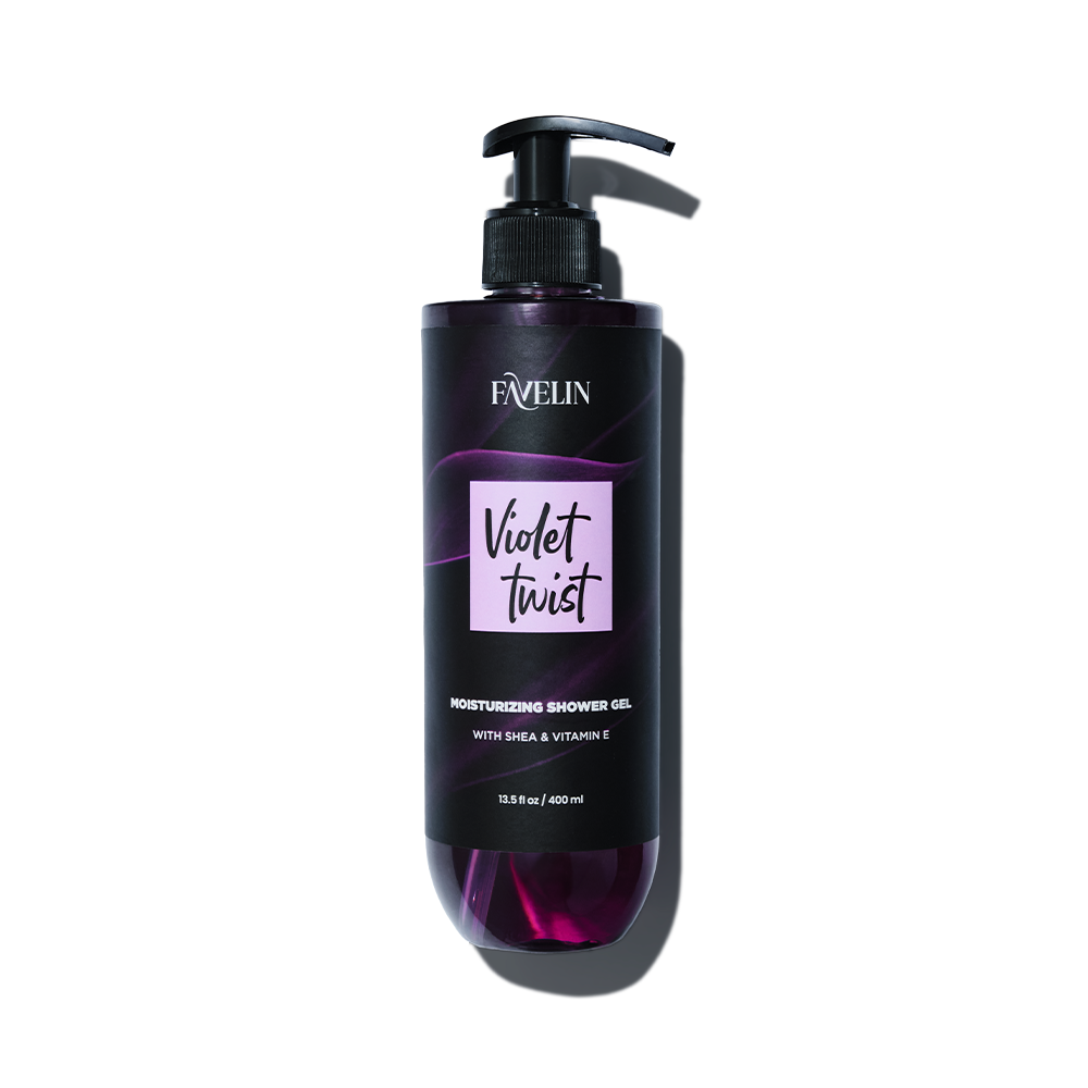 Favelin Violet Twist Moisturizing Shower Gel 400 ml