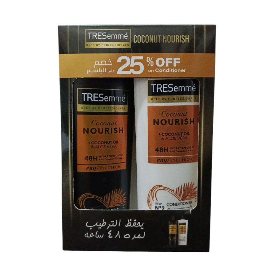 Tresemme Coconut Nourish 25% Off Shampoo & Conditioner 400 ml