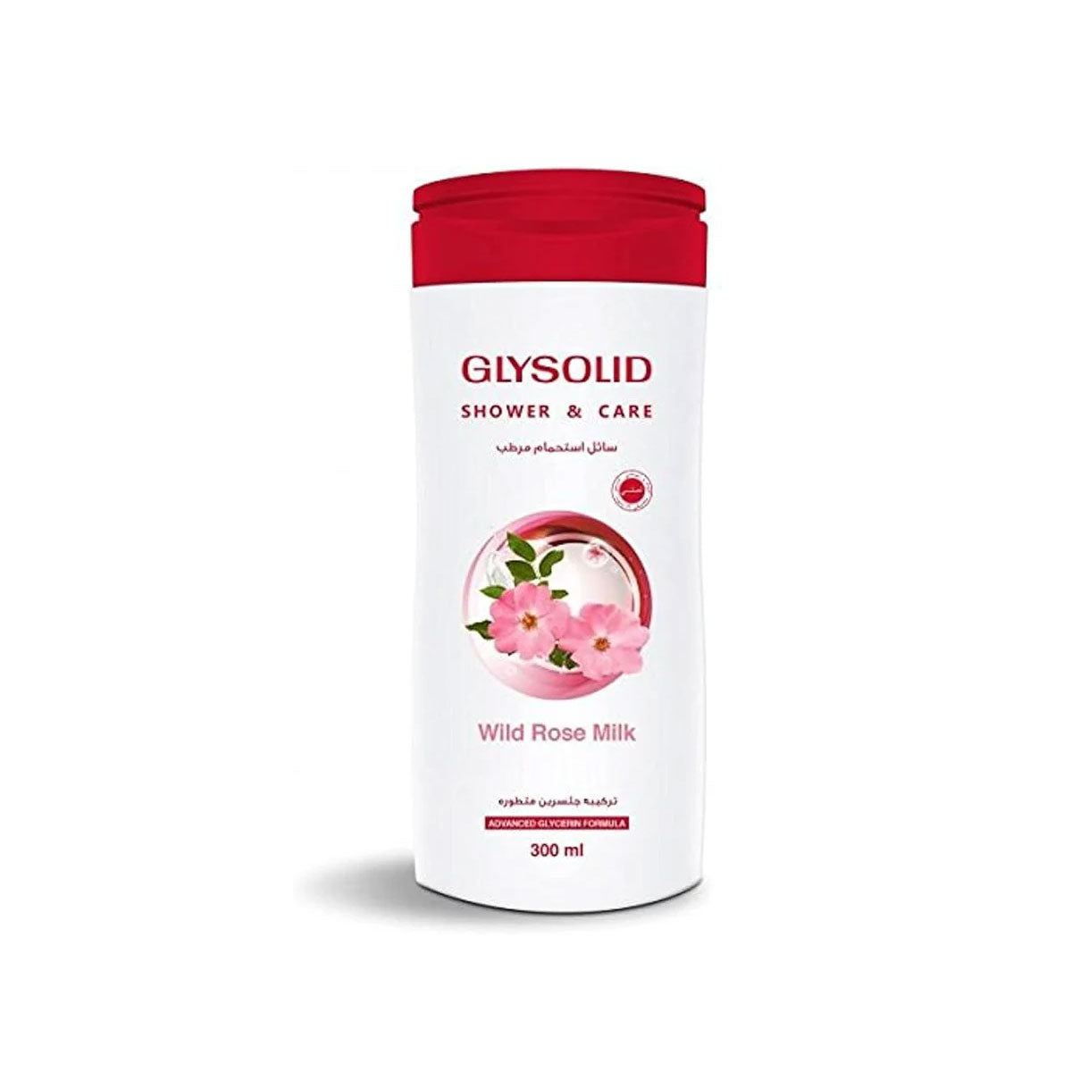 Glysolid Shower & Care wild rose milk 300 ml