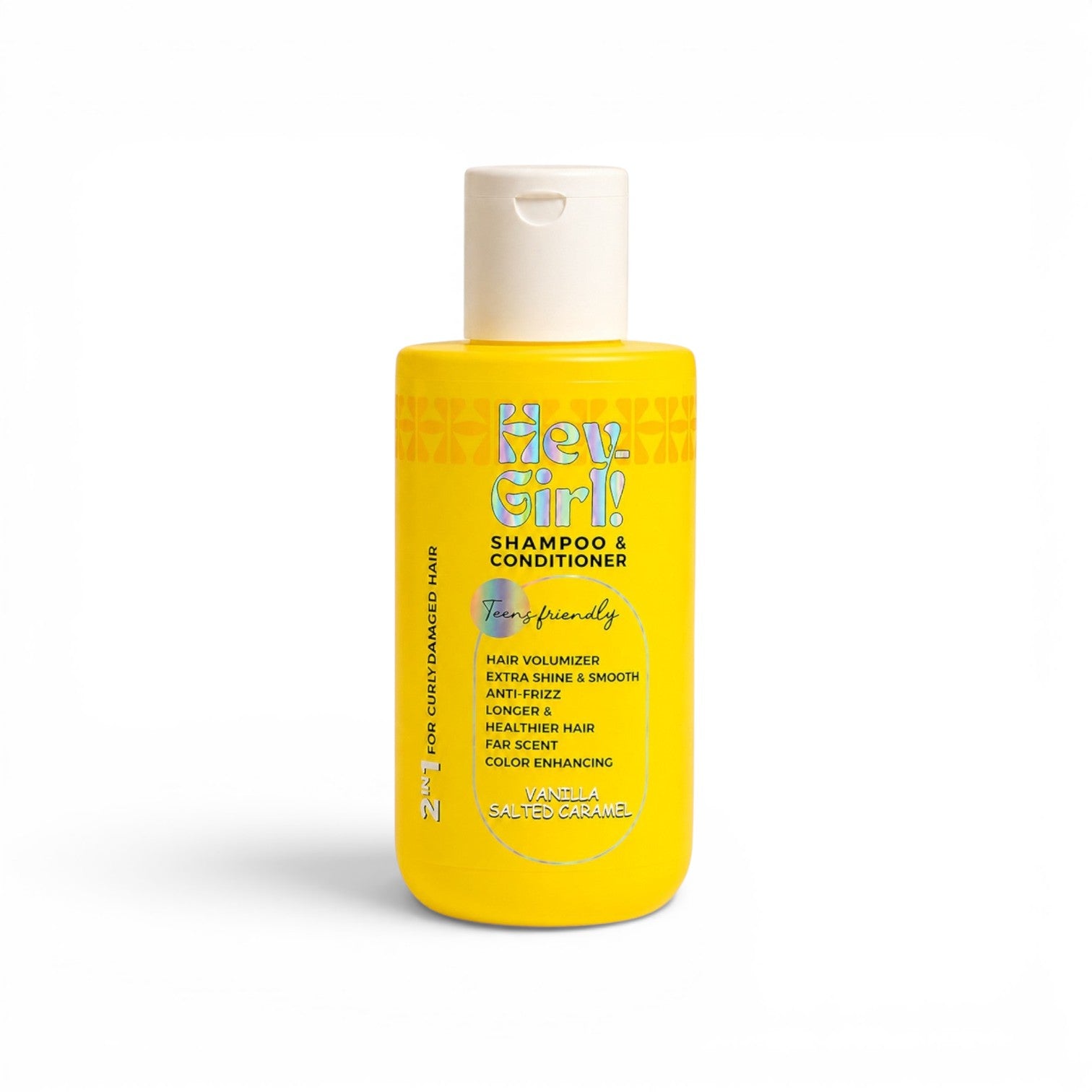 Hey Girl shampoo & conditioner vanilla salted caramel for curly damaged hair 300 ML