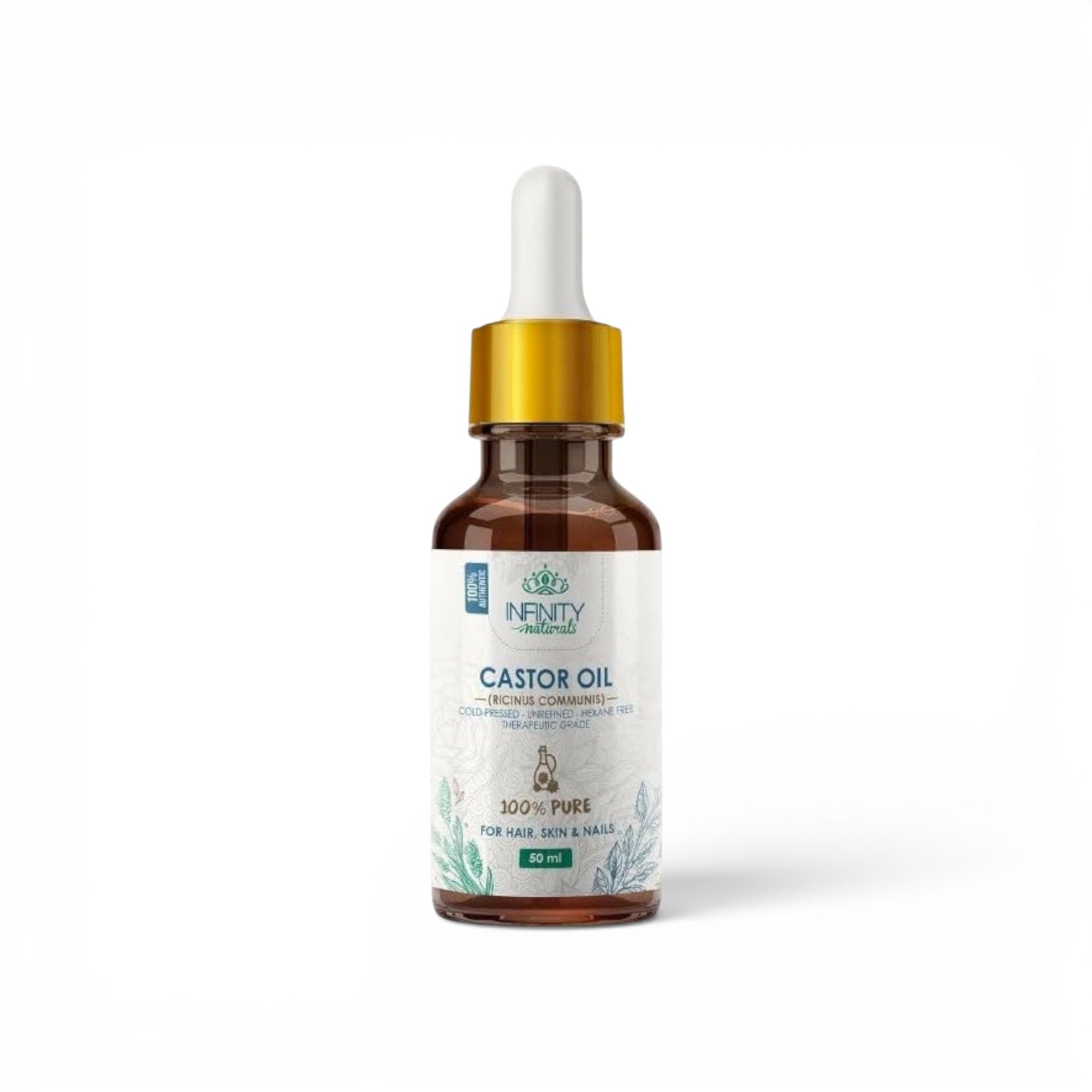 Infinity Natural 100% Pure Castor Oil 50 ml