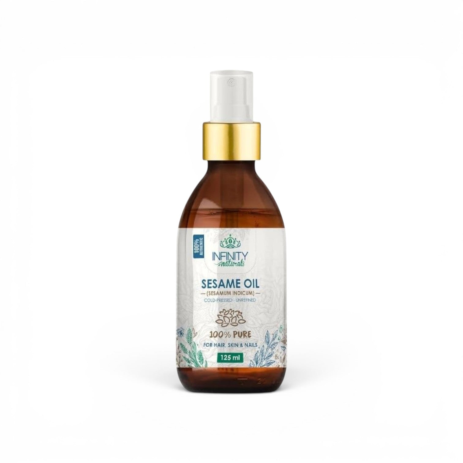 Infinity Natural 100% Pure Sesame Oil 125 ml