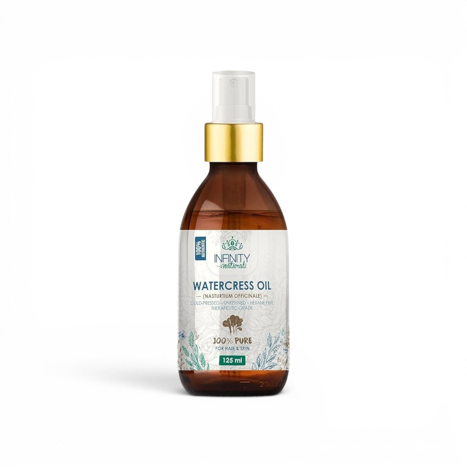 Infinity Natural 100% watercreess Oil 125 ml