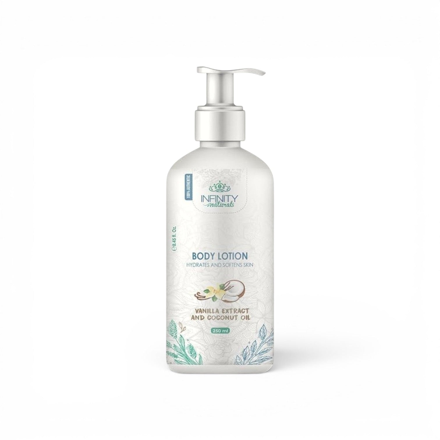 Infinity Naturals Body Lotion Vanilla Extract & Coconut oil 250 ml