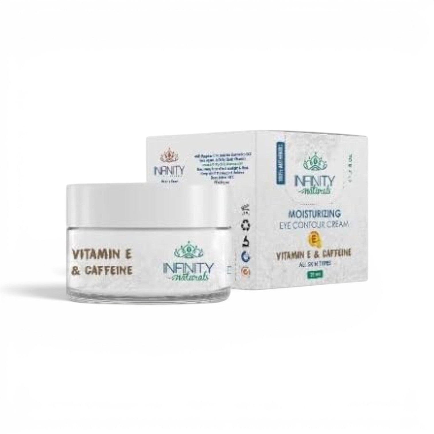 Infinity Naturals Eye Contour Cream Vitamin E & Caffeine 20 ml