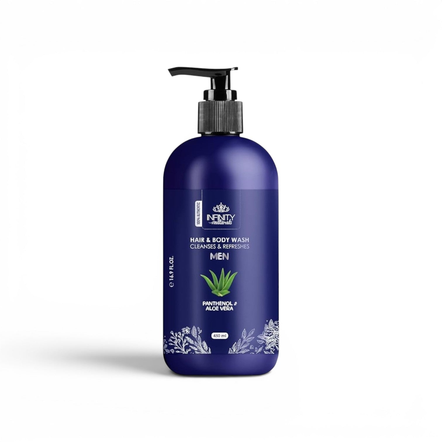 Infinity Naturals Hair & Body Wash for Men 450 gm
