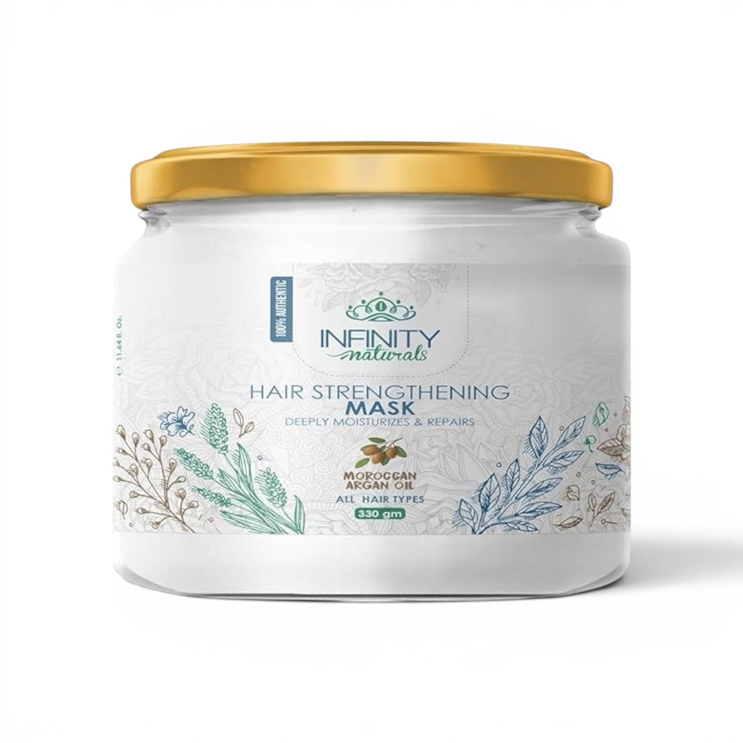 Infinity Naturals Moroccan Argan Oil Hair Strengthening Mask 330 gm