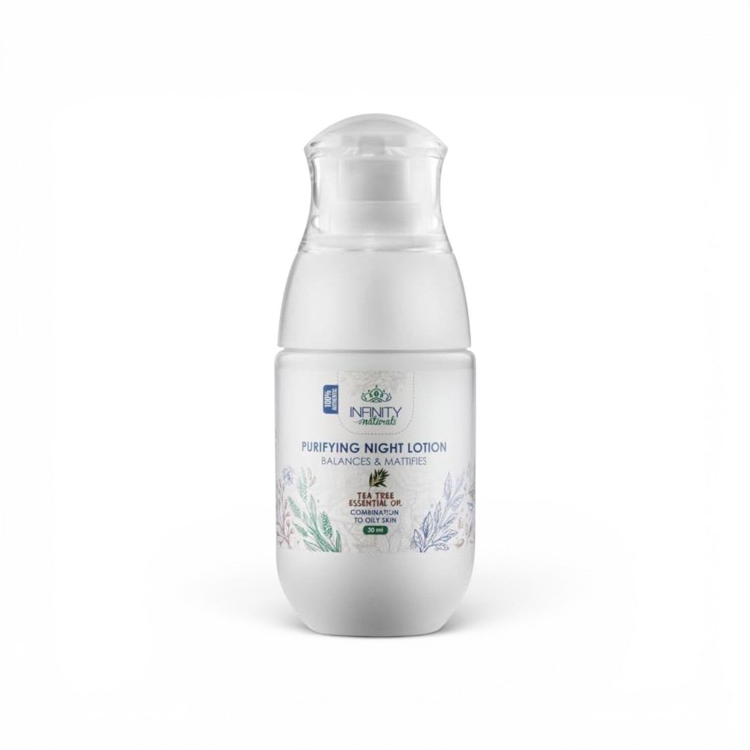 Infinity Naturals Purifying Night Lotion Tea Tree 30 ml