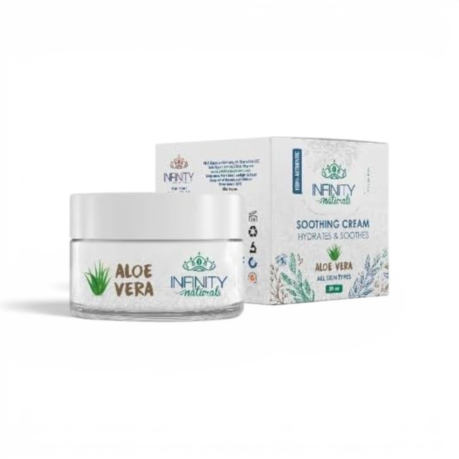 Infinity Naturals Soothing Cream Aloe Vera All Skin 50ml