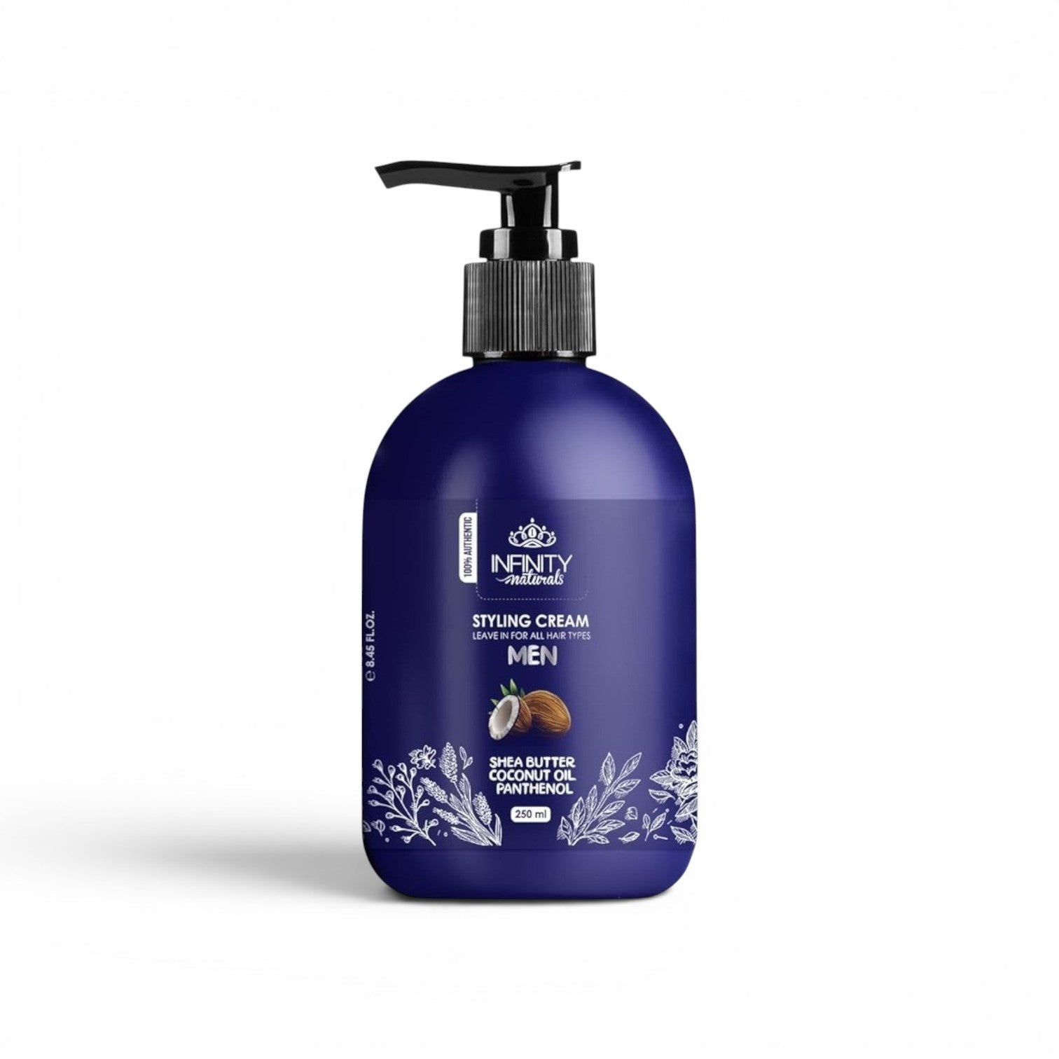 Infinity Naturals Styling Cream leave in for all hair type for Men 250 ml