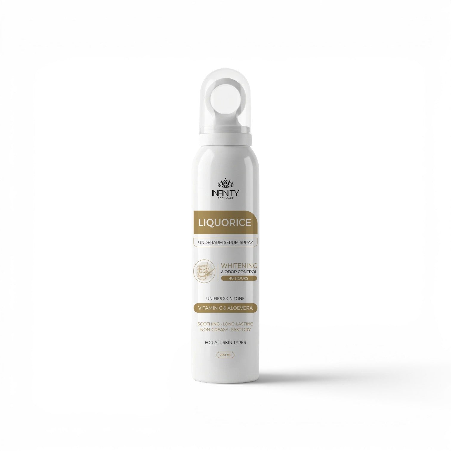Infinity Underarm Serum Spray Liqourice & Aloe Vera 200 Ml
