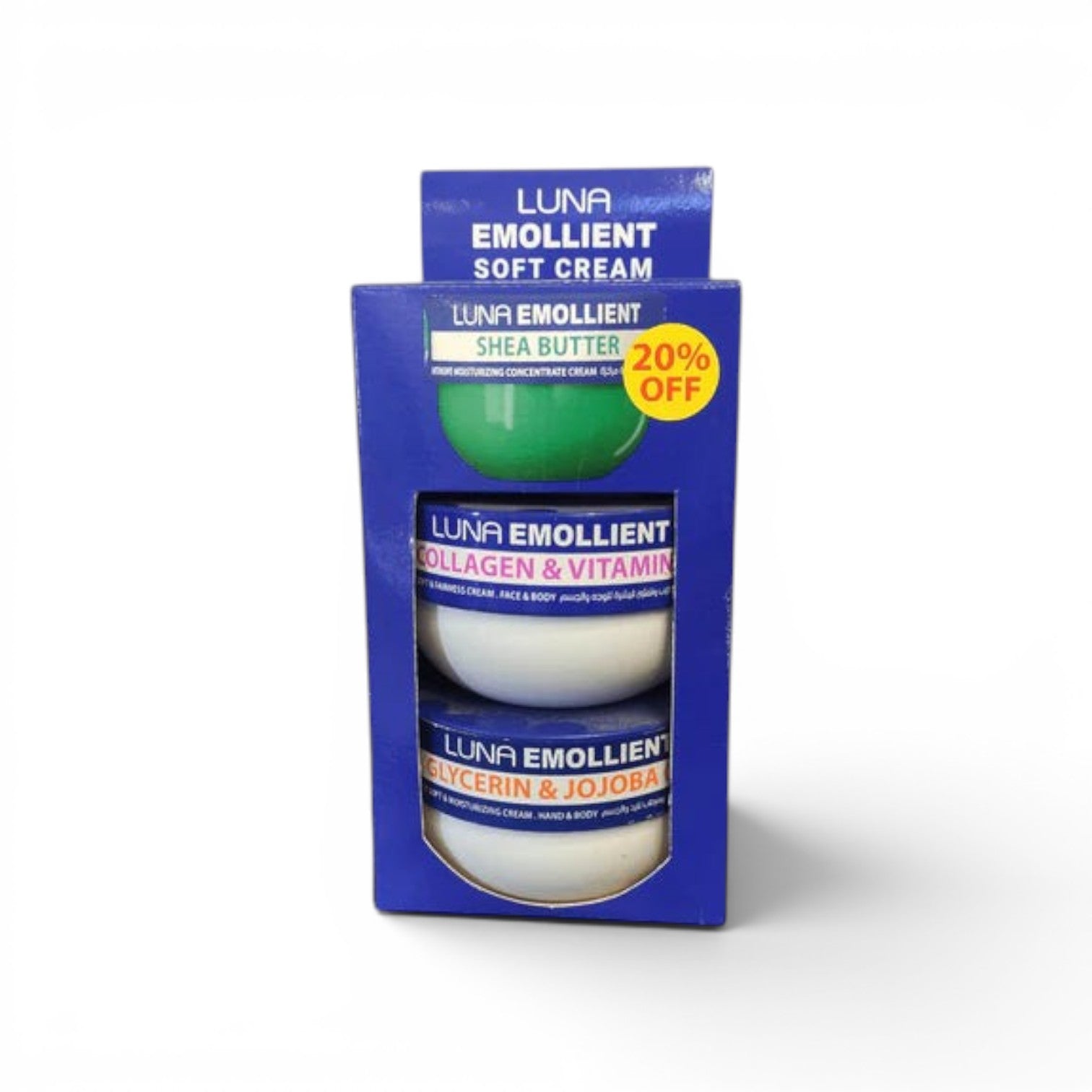 Luna OFFER Net Bundle, (2)Soft Cream 160gm + Shea butter 50 gm Price OFF 20%