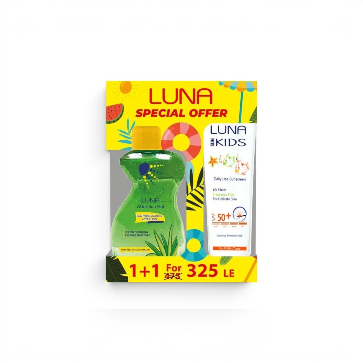 Luna Sun Kids promo pack ( 1 Kids spf 50+1 after sun Gel )
