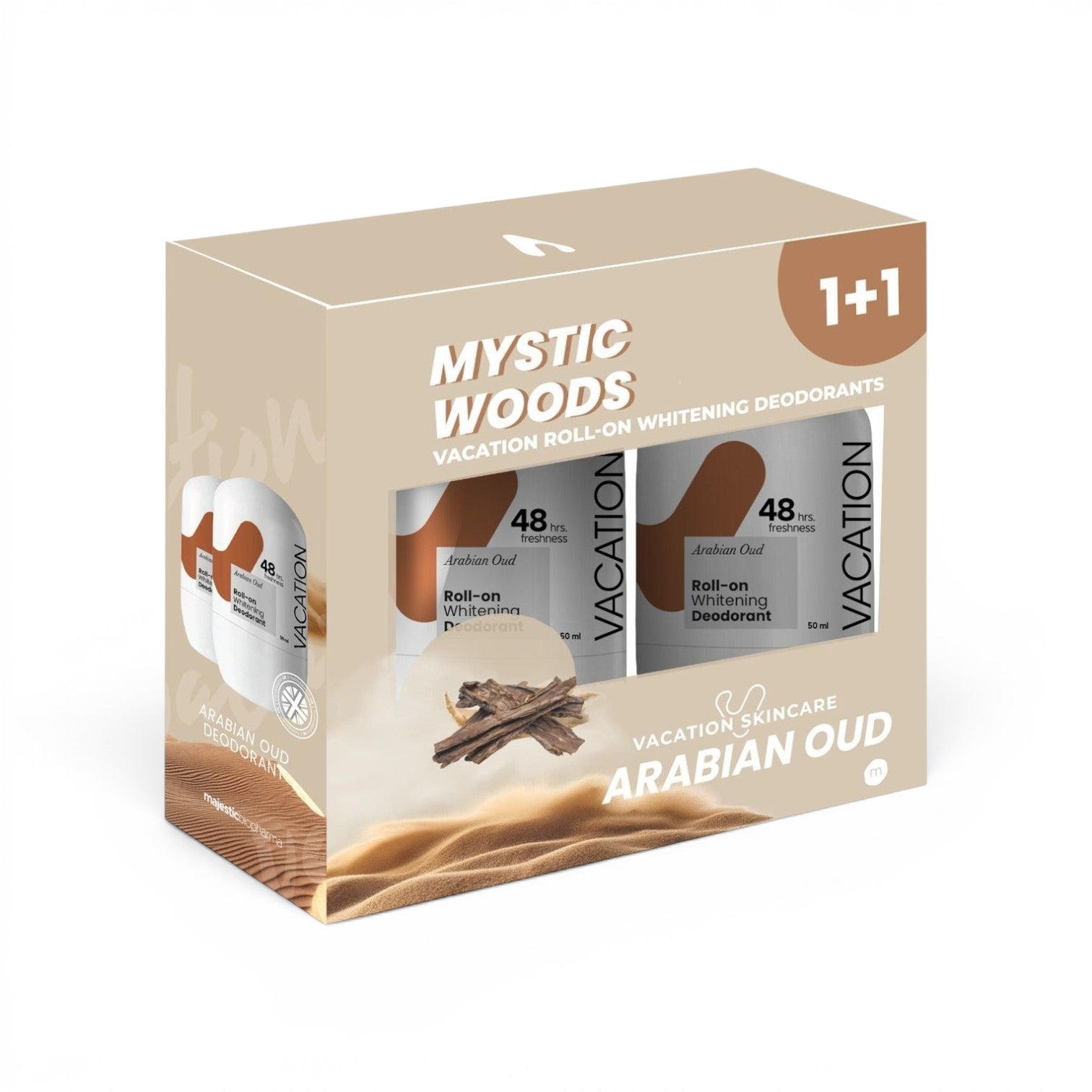 Vacation Deodorant prom pack Oud (1+1)