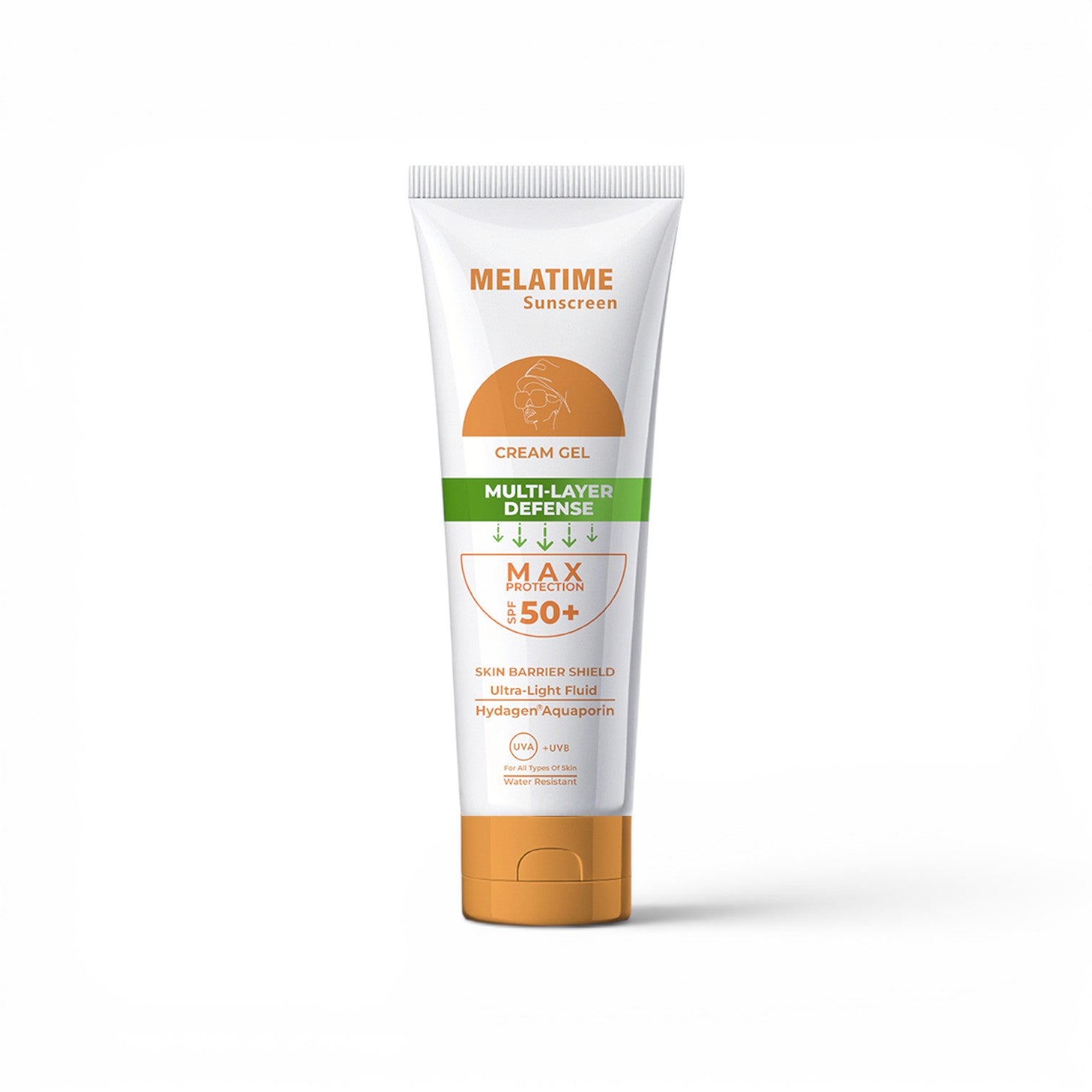 Melatime High-protection sunscreen CREAM GEL SPF 50+ with the Multi-Layer Defense Technology 60gm