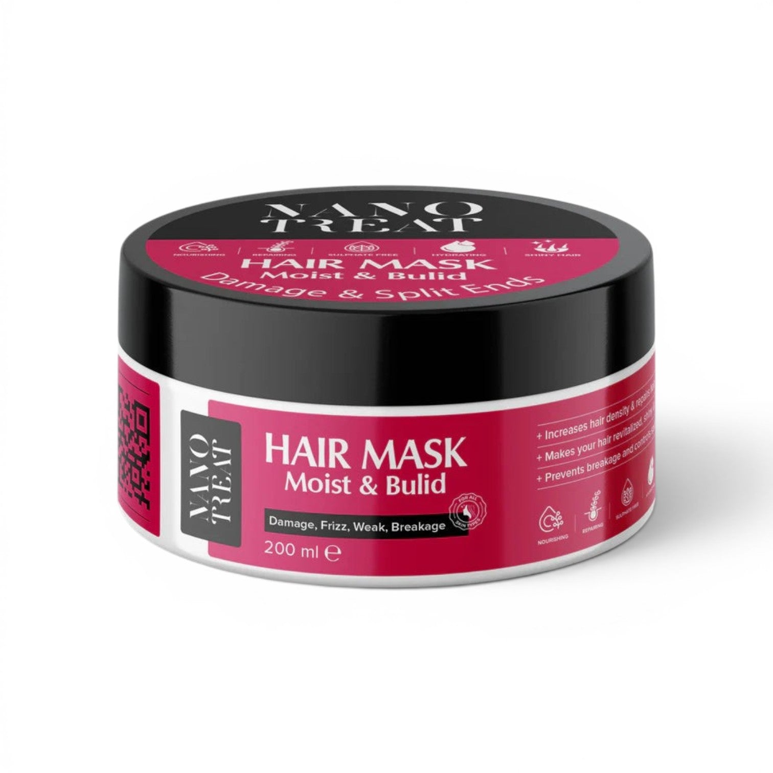 NanoTreat Hair Mask Moist & Bulid