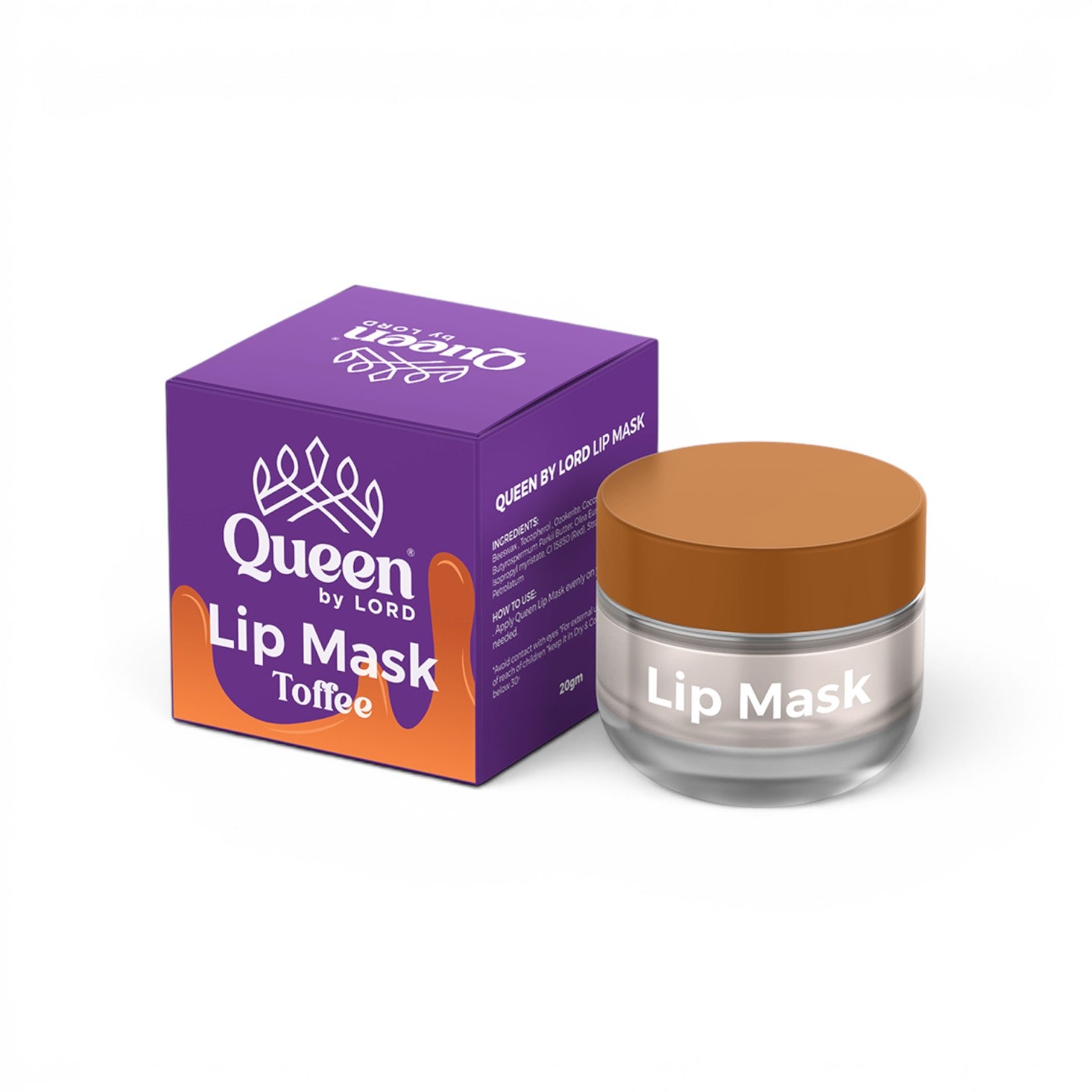 Queen By Lord Lip Sleeping Mask  Toffee Flavored 20 Gm