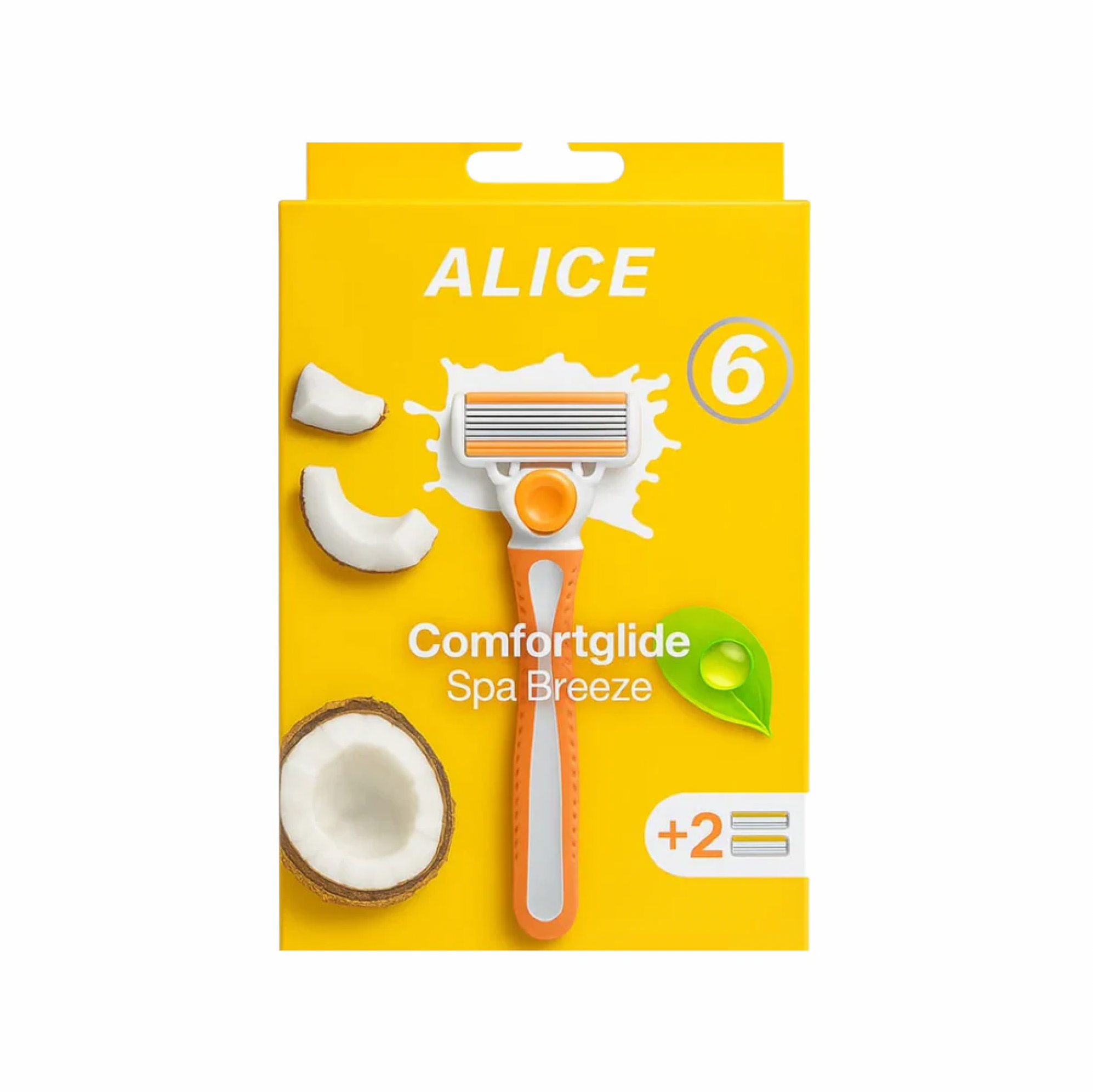 Alice Comfort Women's Razor Without Irritation 2 blades