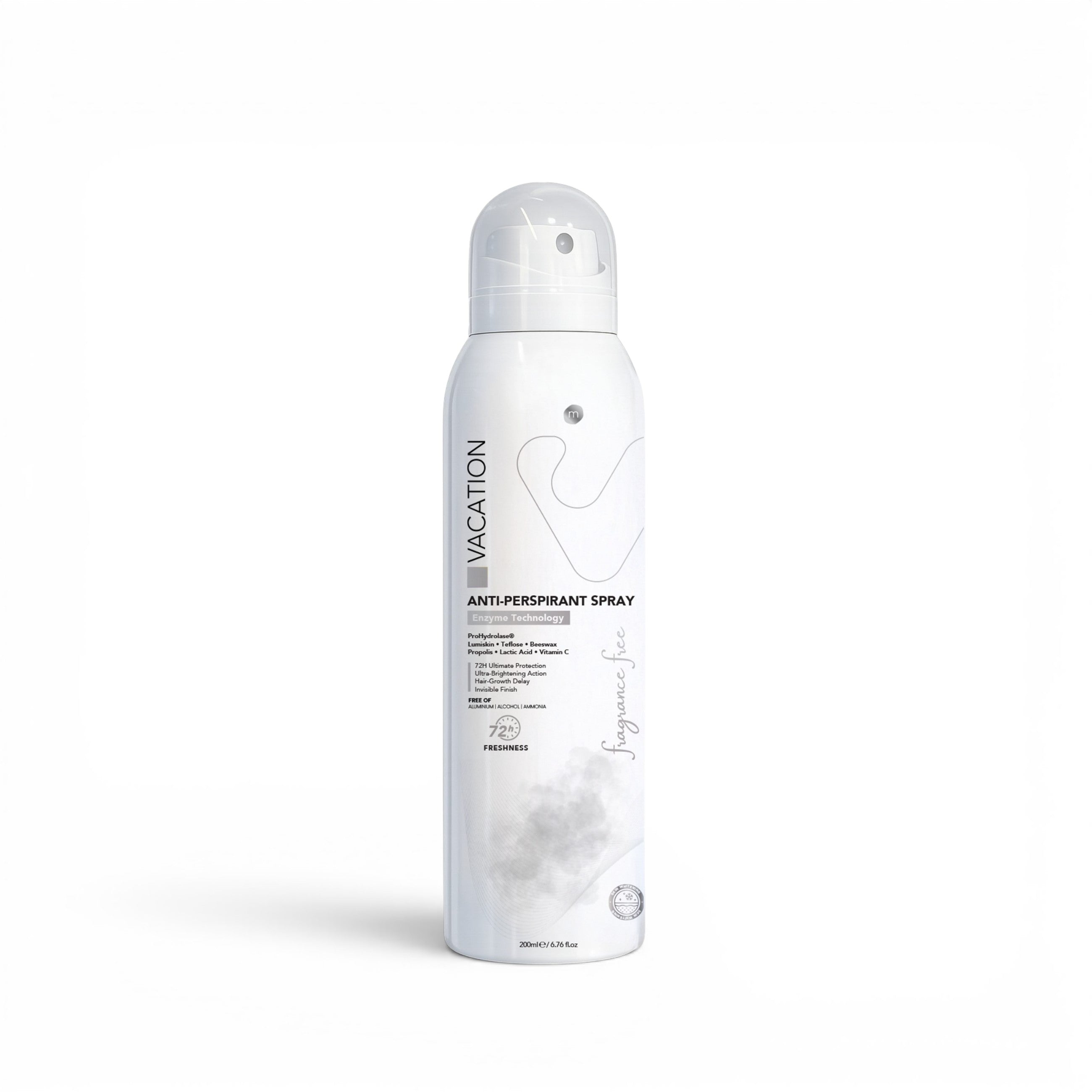Vacation Antiperspirant Fragrance Free 200 ml