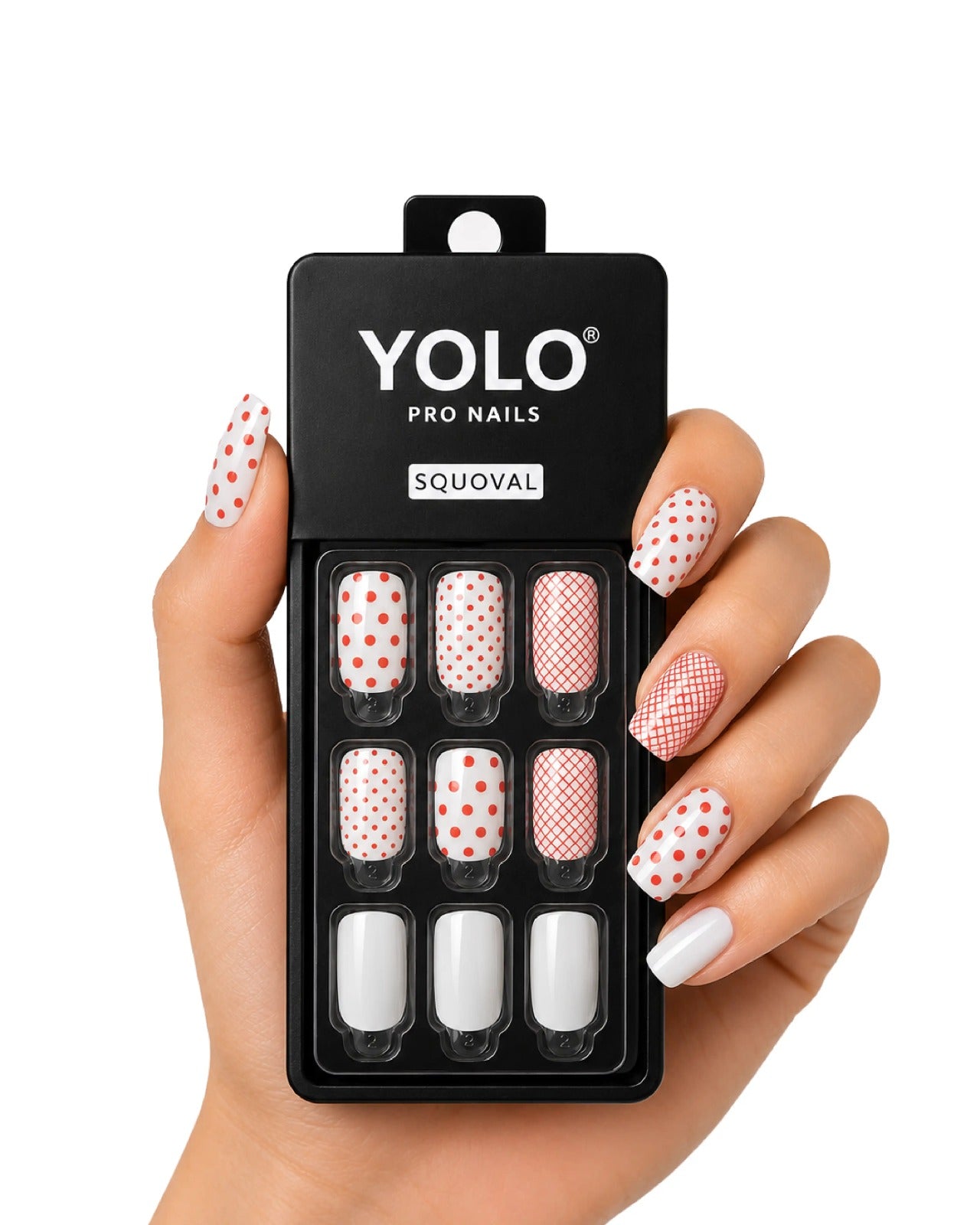 Yolo Pro Fake Nails - SS-122 Dotty