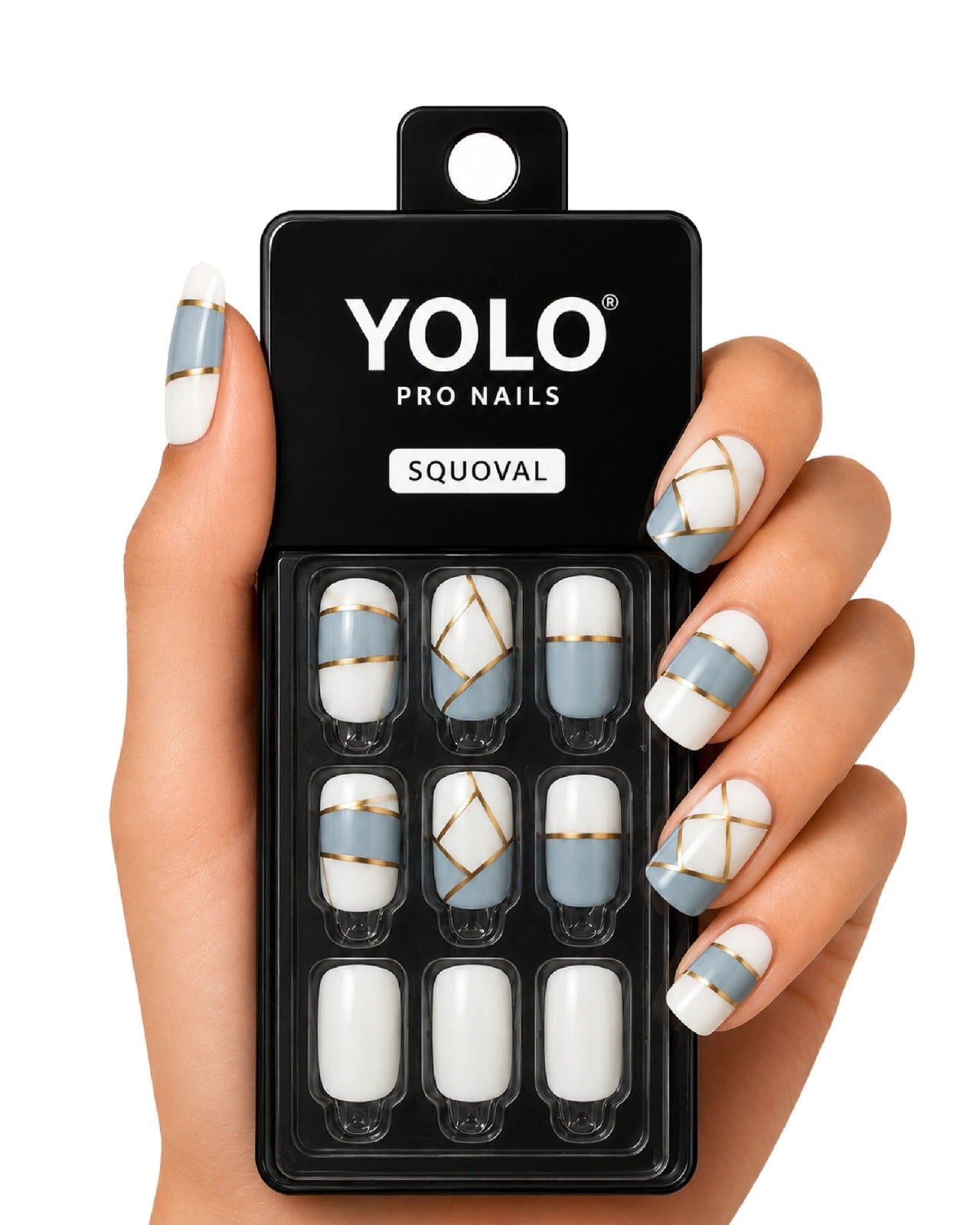 Yolo Pro Fake Nails - SS-123 Geometry