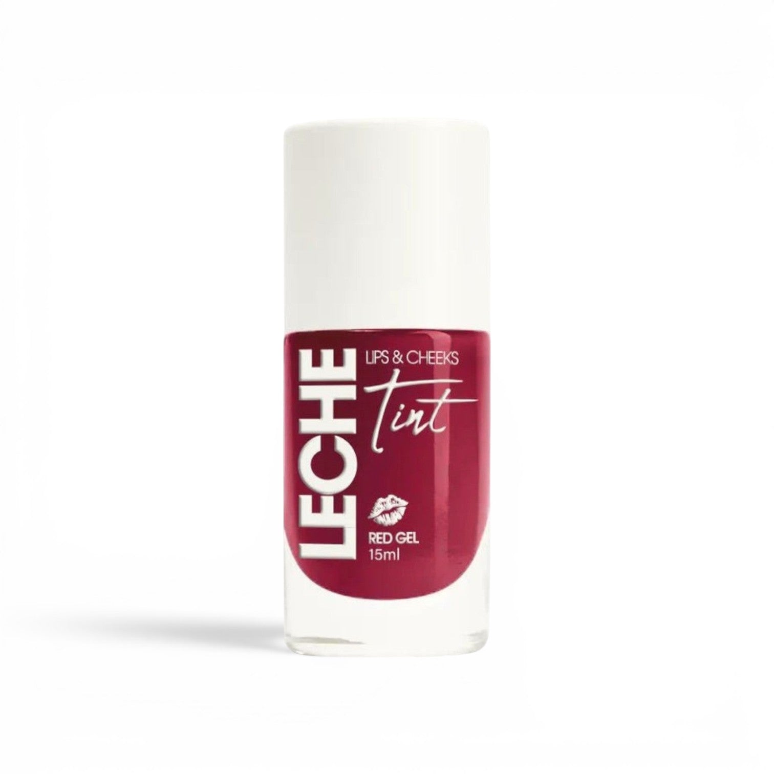 Leche Lip & Cheek Tint – Deep Red 15ml