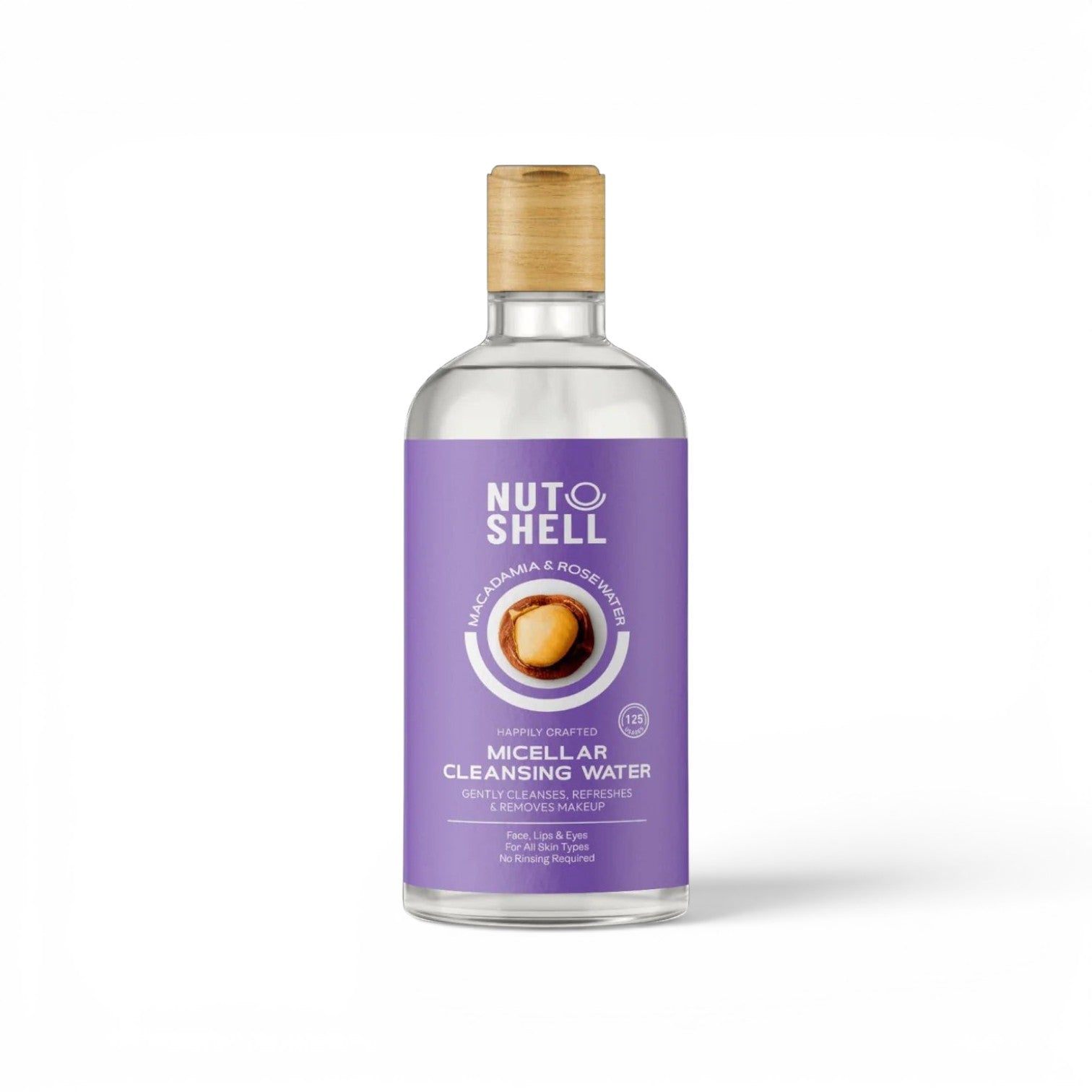 Nutshell Macadamia & Rose Micellar Cleansing Water - 250ml