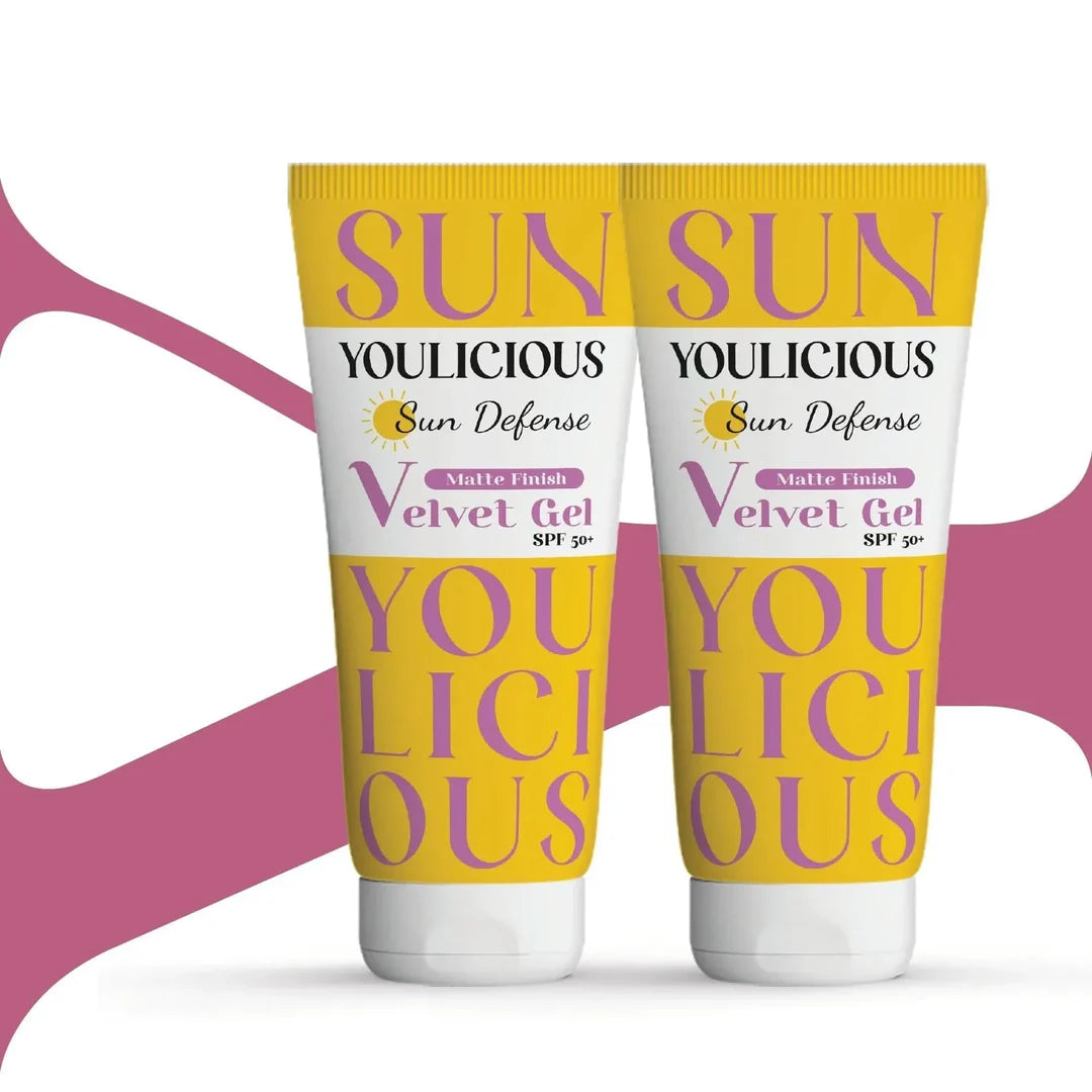 Youlicious Sunscreen Velvet Gel SPF 50+ / 40 g / 1+1